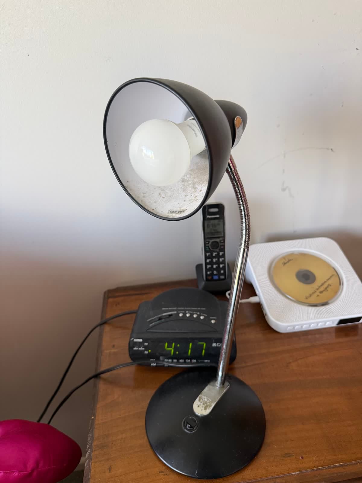 Black Gooseneck Desk Lamp