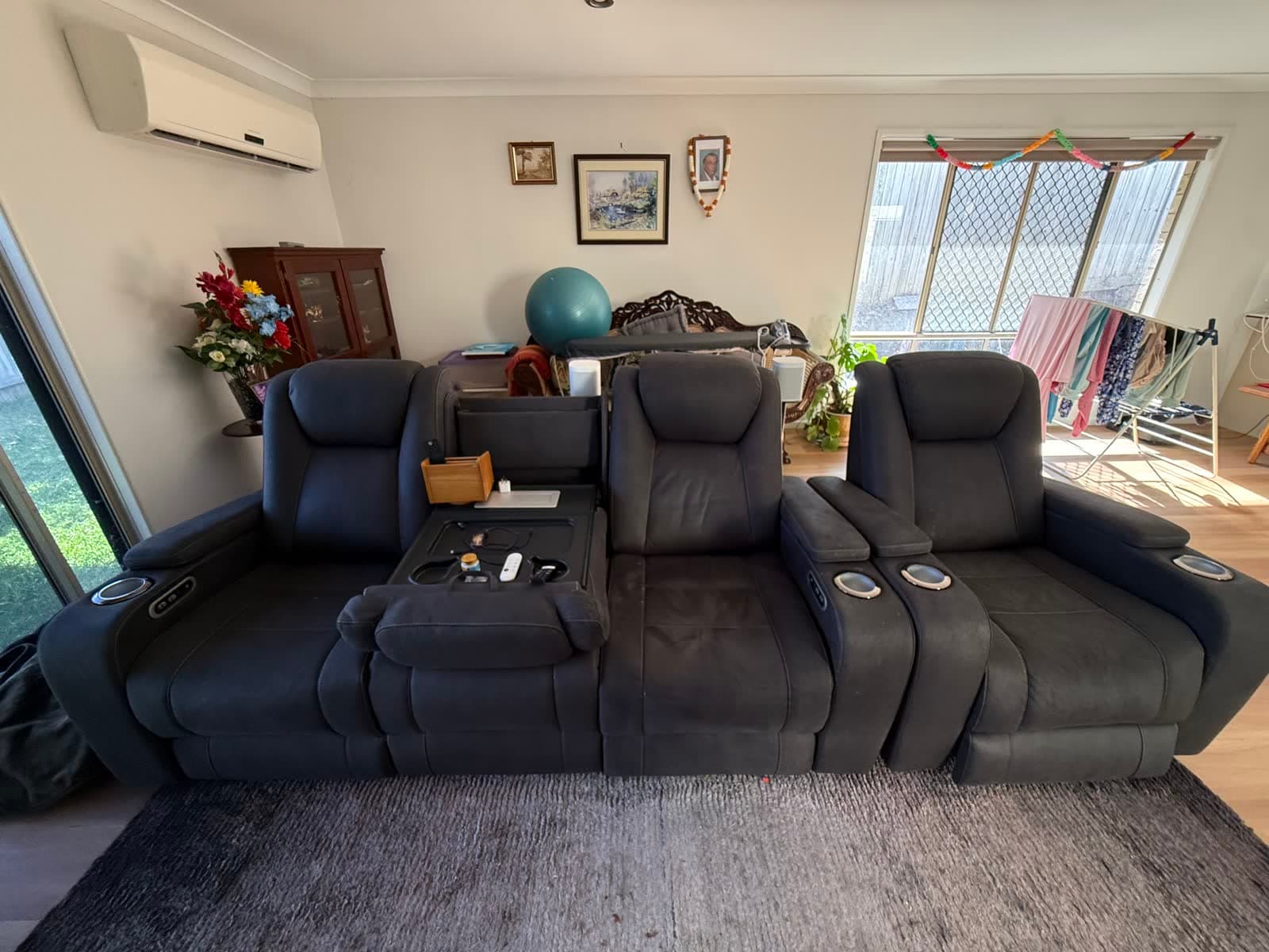 Electric Recliner Home Theatre Lounge Suite