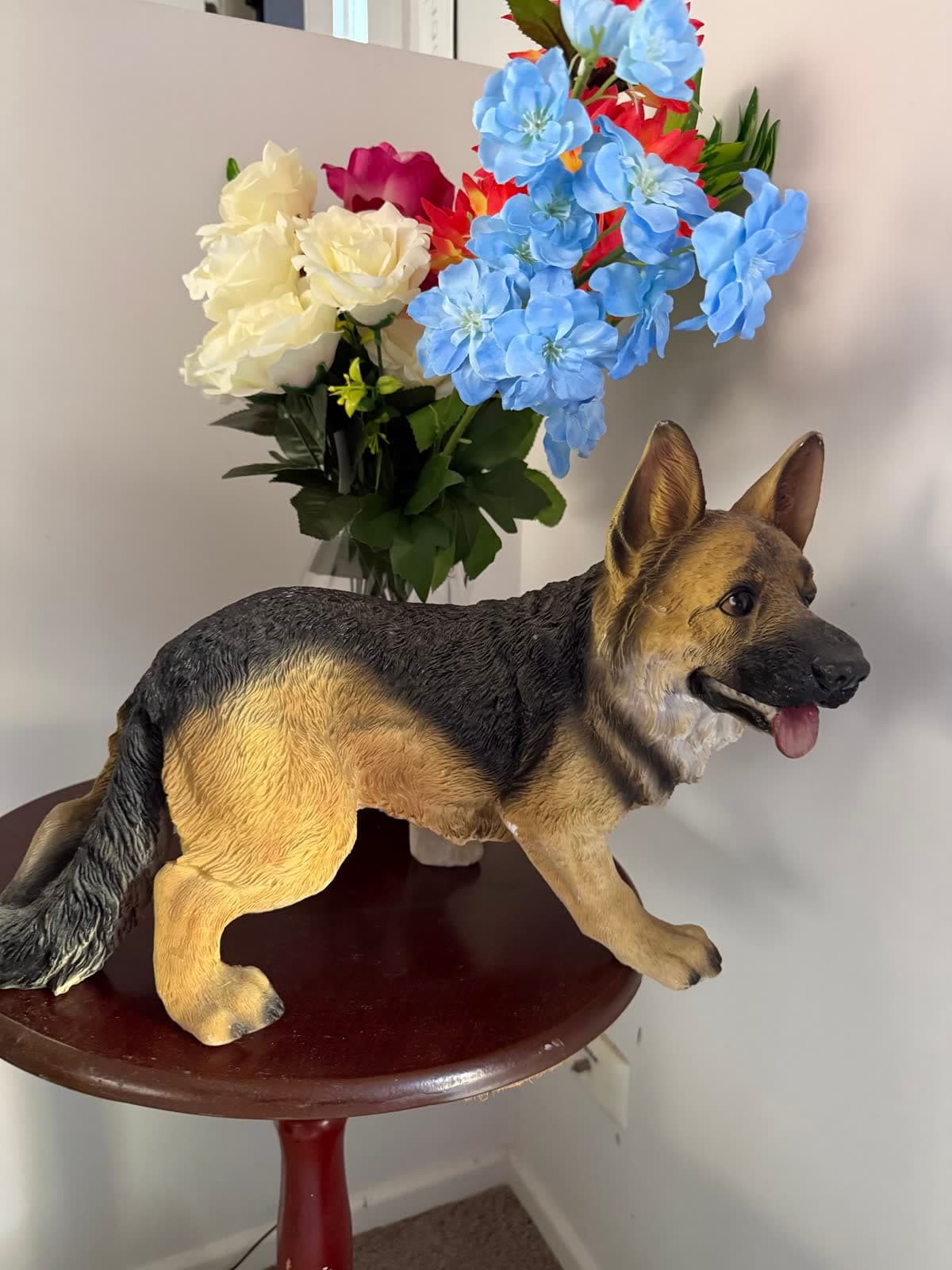 German Shepherd Wine Table photo 2