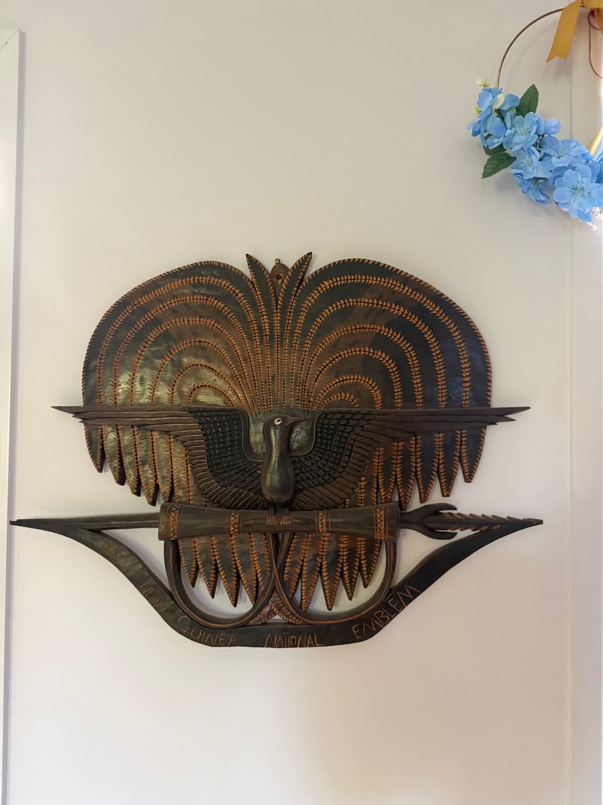 PNG National Emblem Carving