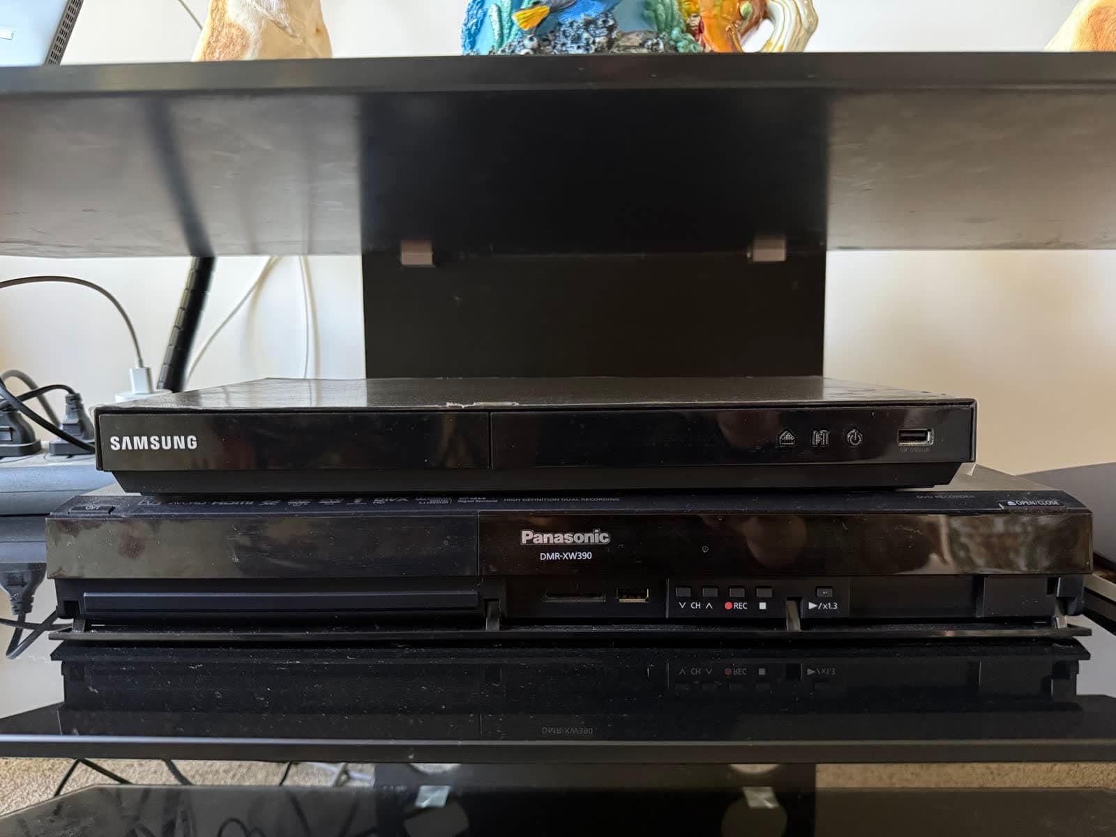 Samsung Blu-ray Player and Panasonic DVD Recorder