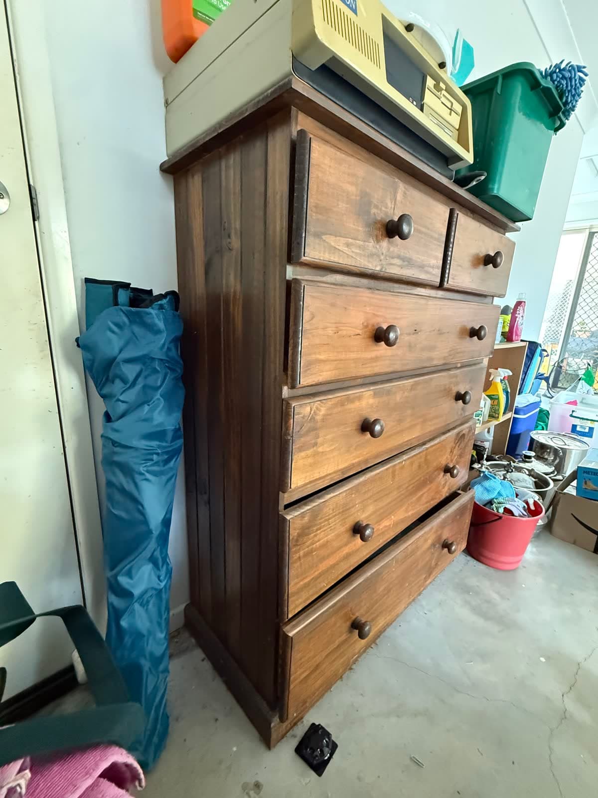 Solid Pine Chest of Drawers photo 3