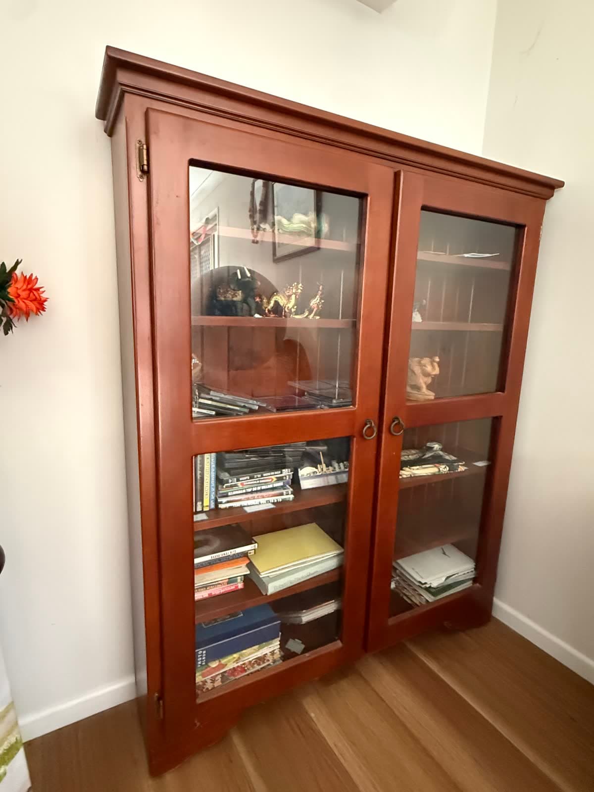 Timber Display Cabinet