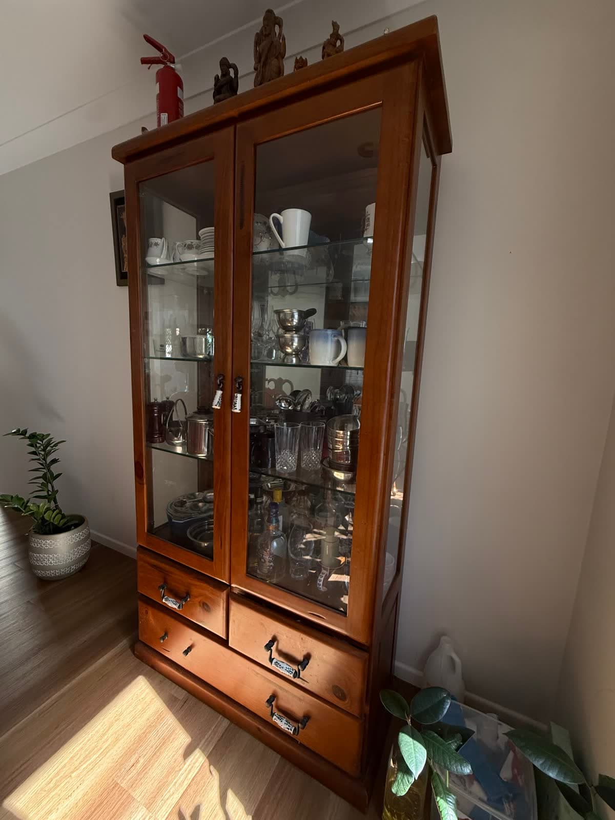 Timber Glass Display Cabinet photo 3